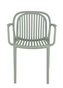 FLEXMOB Fauteuil de terrasse vert sauge 78x57x57 cm Jeddah Hot
