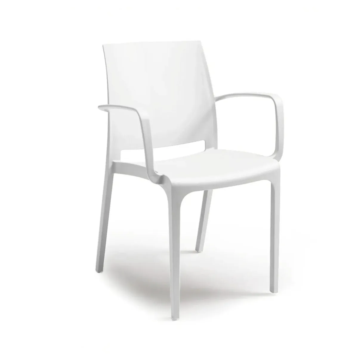 Fauteuil d'extérieur blanc - Aucune