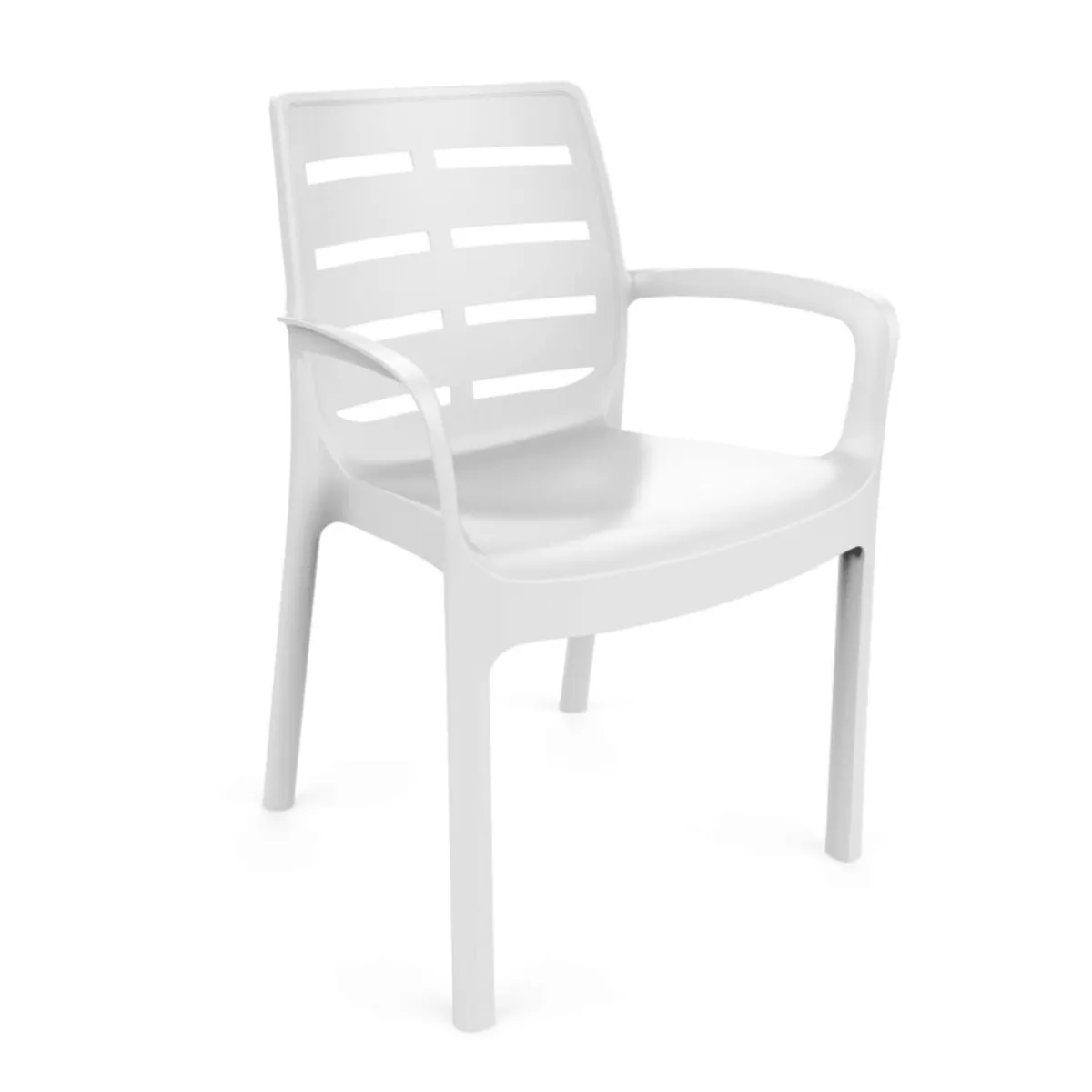 Fauteuil d'extérieur blanc - Aucune