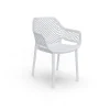 Aucune Fauteuil d'extérieur blanc New