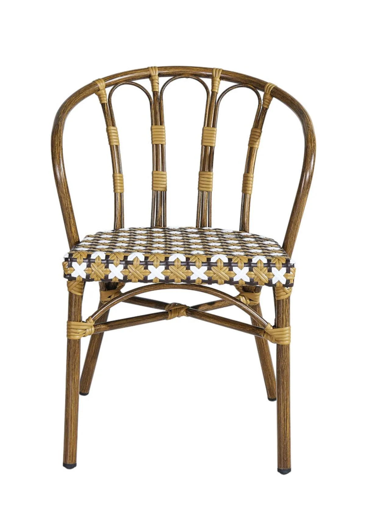 FLEXMOB Fauteuil d'extérieur brun 77,5x56x59,5 cm Clichy Clearance