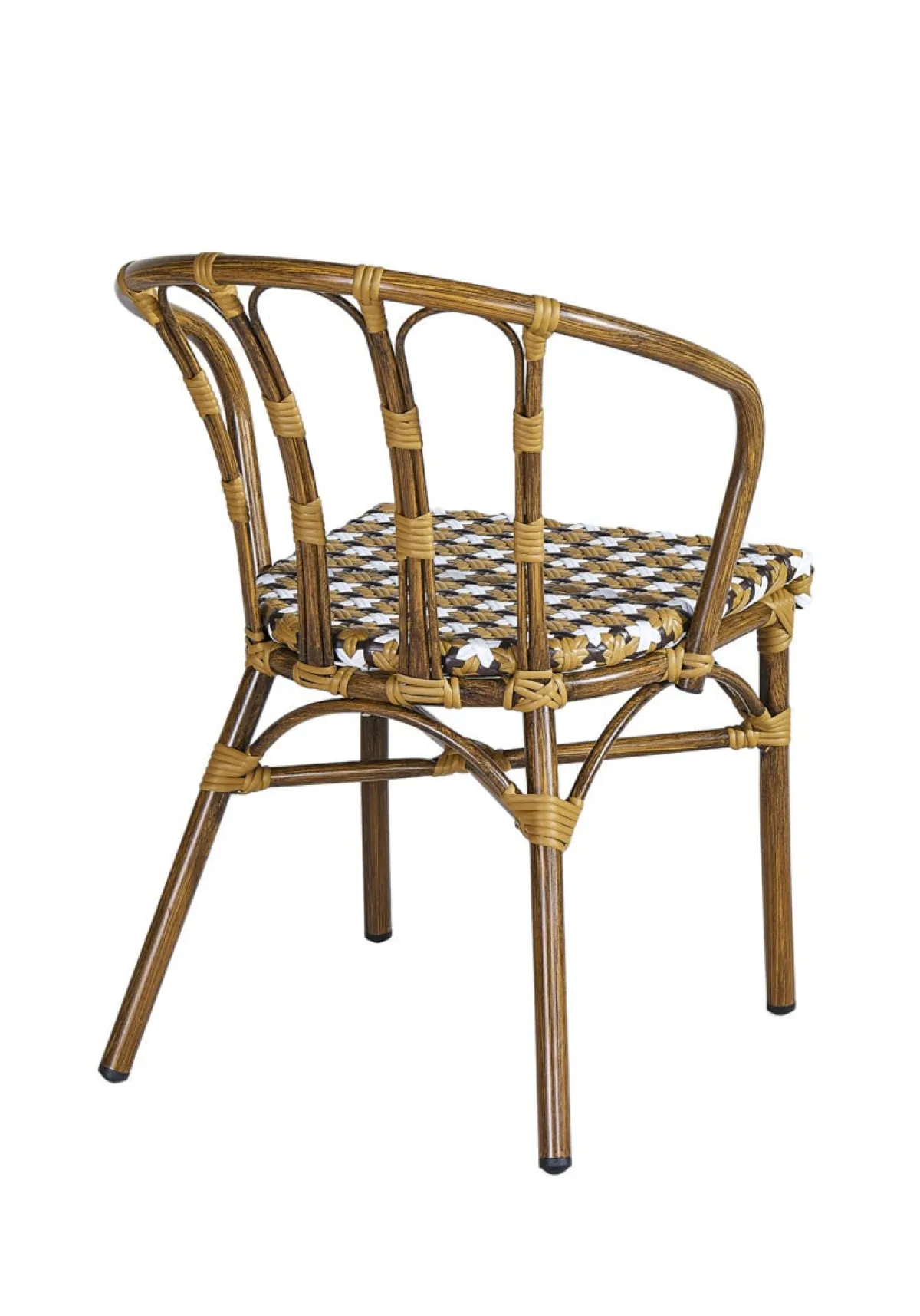 FLEXMOB Fauteuil d'extérieur brun 77,5x56x59,5 cm Clichy Clearance