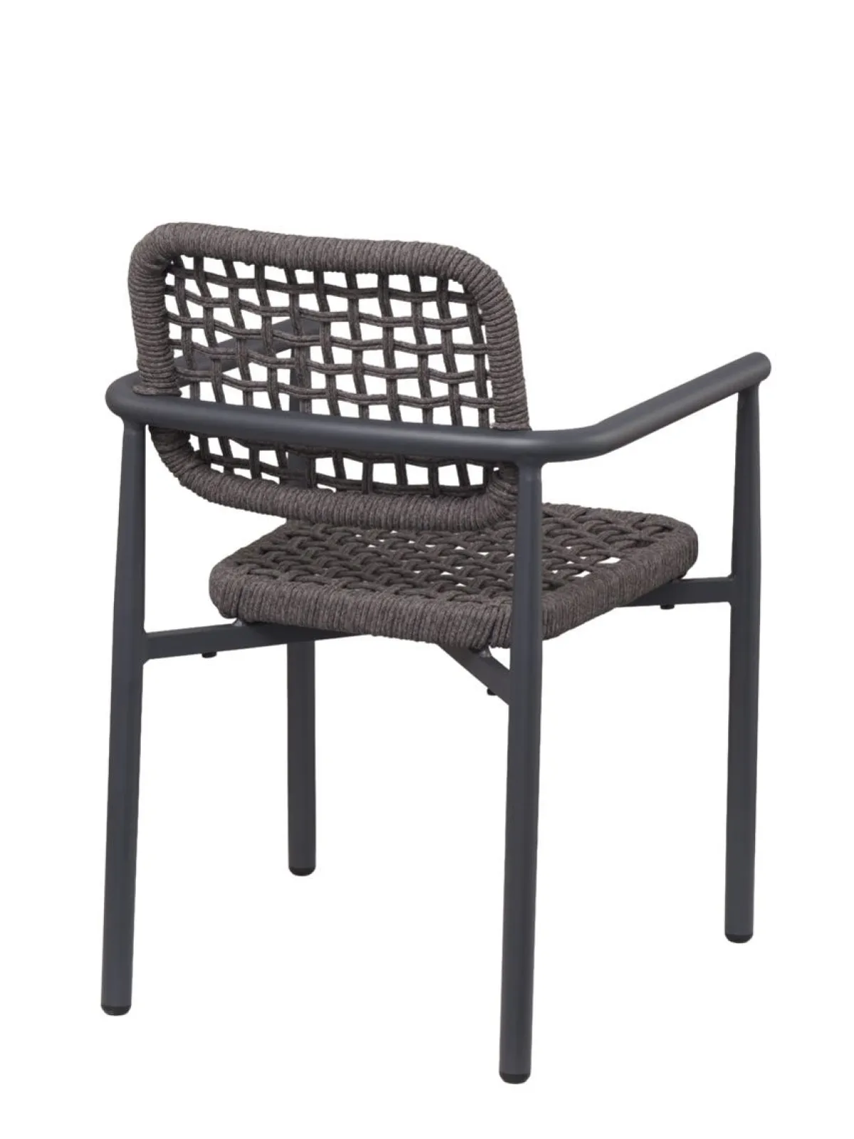 Fauteuil d'extérieur gris anthracite 83x56x59,5 cm Syracuse - FLEXMOB