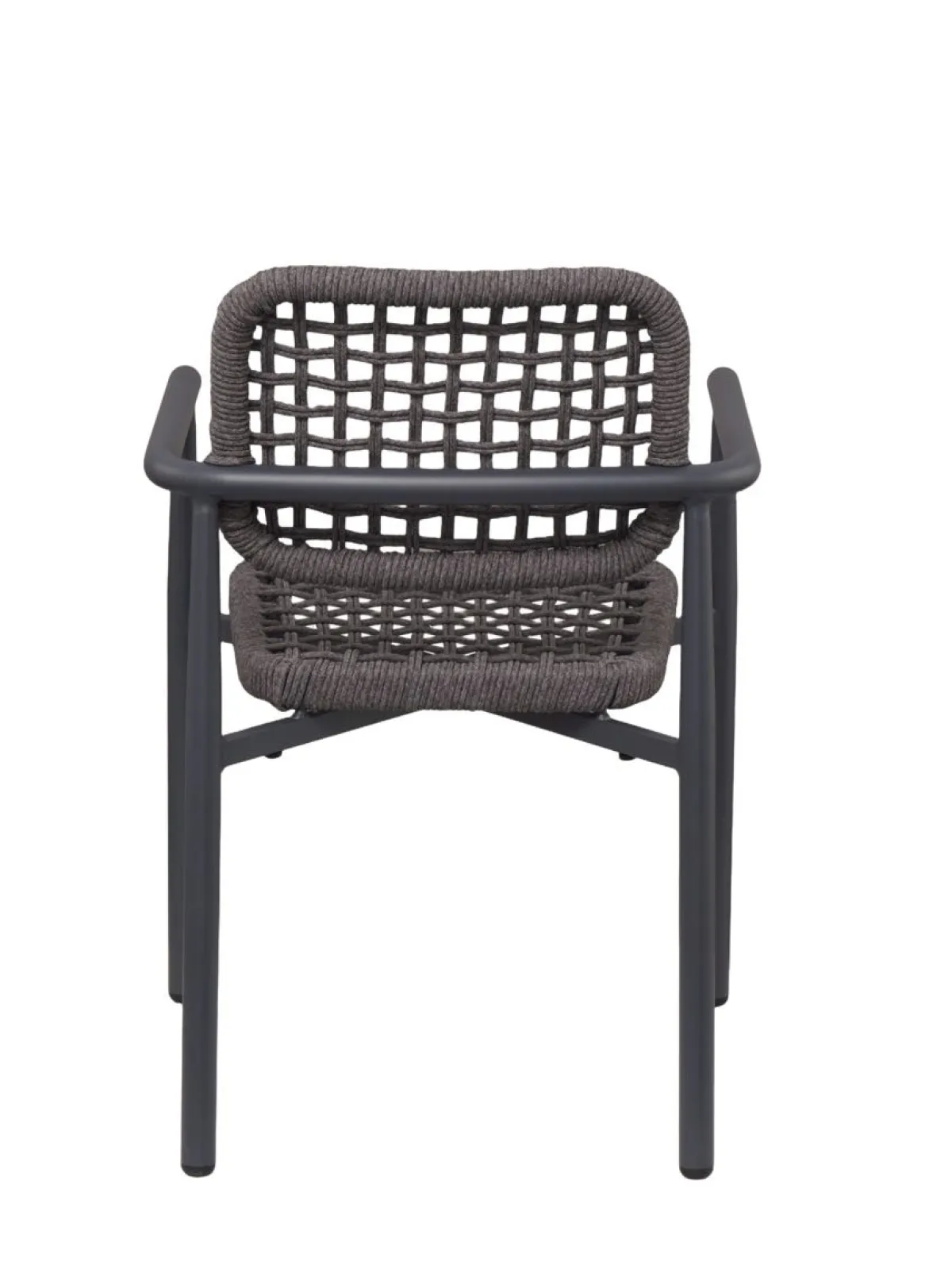 Fauteuil d'extérieur gris anthracite 83x56x59,5 cm Syracuse - FLEXMOB
