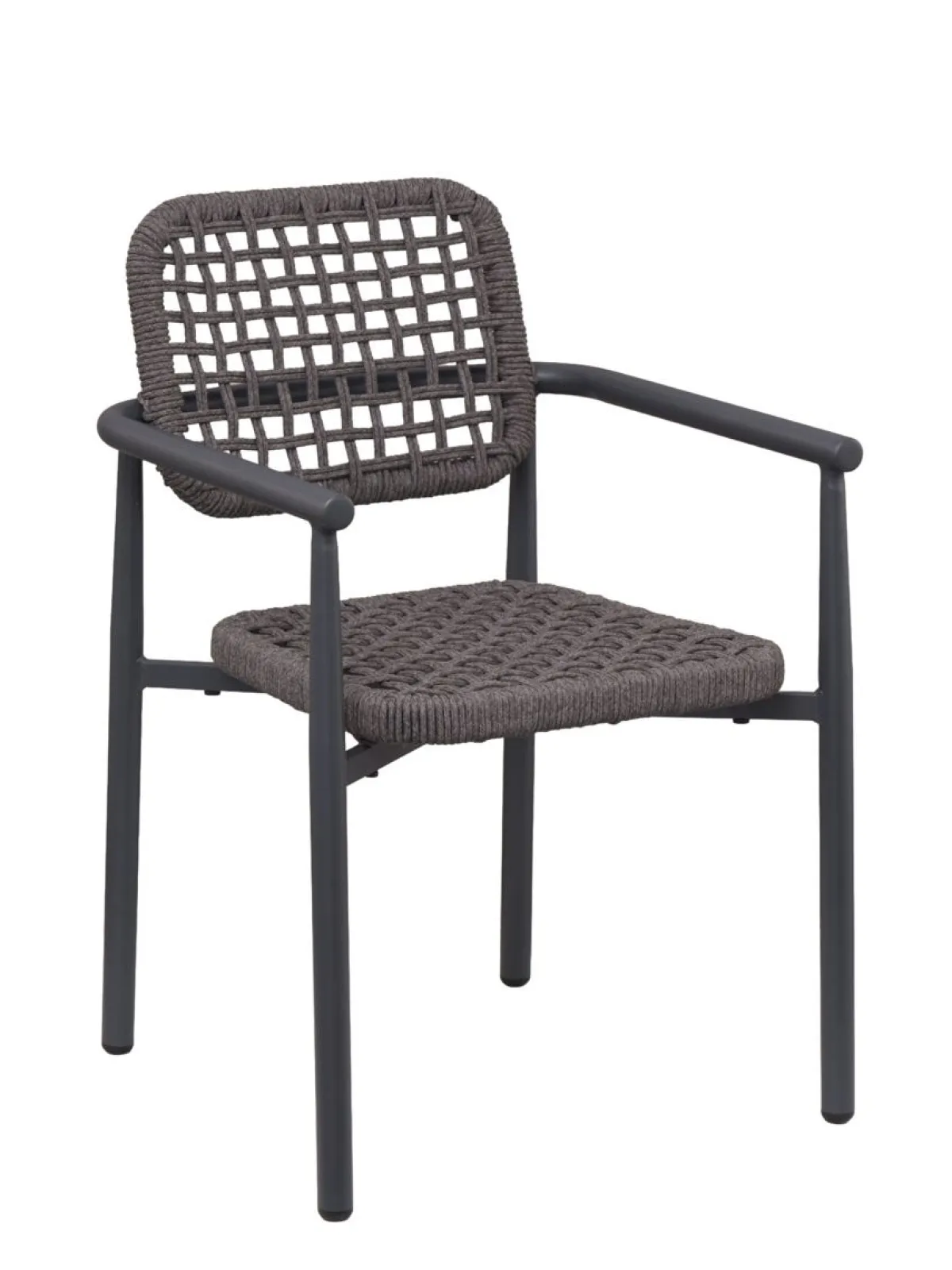 Fauteuil d'extérieur gris anthracite 83x56x59,5 cm Syracuse - FLEXMOB