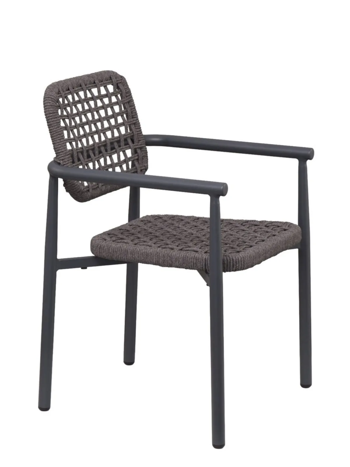 Fauteuil d'extérieur gris anthracite 83x56x59,5 cm Syracuse - FLEXMOB