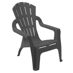 Aucune Fauteuil d'extérieur gris anthracite New