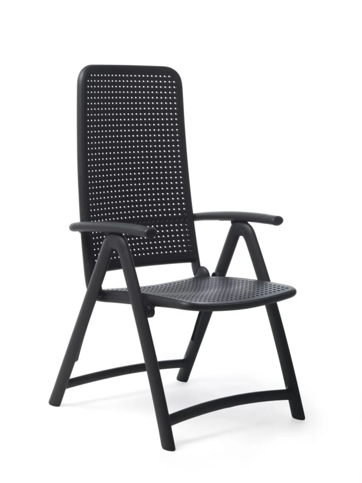Aucune Fauteuil d'extérieur gris anthracite Discount