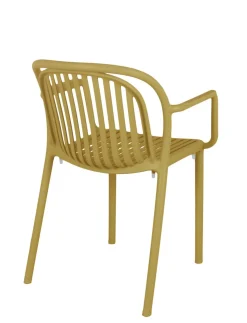 FLEXMOB Fauteuil d'extérieur jaune 78x57x57 cm Jeddah Clearance