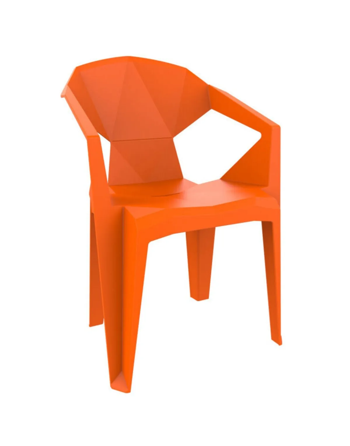 Aucune Fauteuil d'extérieur orange New
