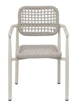 FLEXMOB Fauteuil d'extérieur sable 83x56x59,5 cm Syracuse