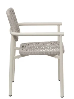 FLEXMOB Fauteuil d'extérieur sable 83x56x59,5 cm Syracuse