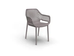 Aucune Fauteuil d'extérieur taupe Outlet