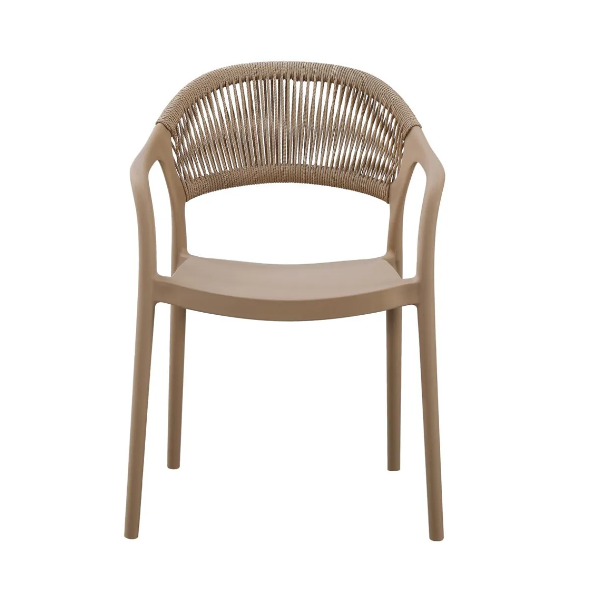 FLEXMOB Fauteuil d'extérieur taupe 79x56x54 cm Rotterdam