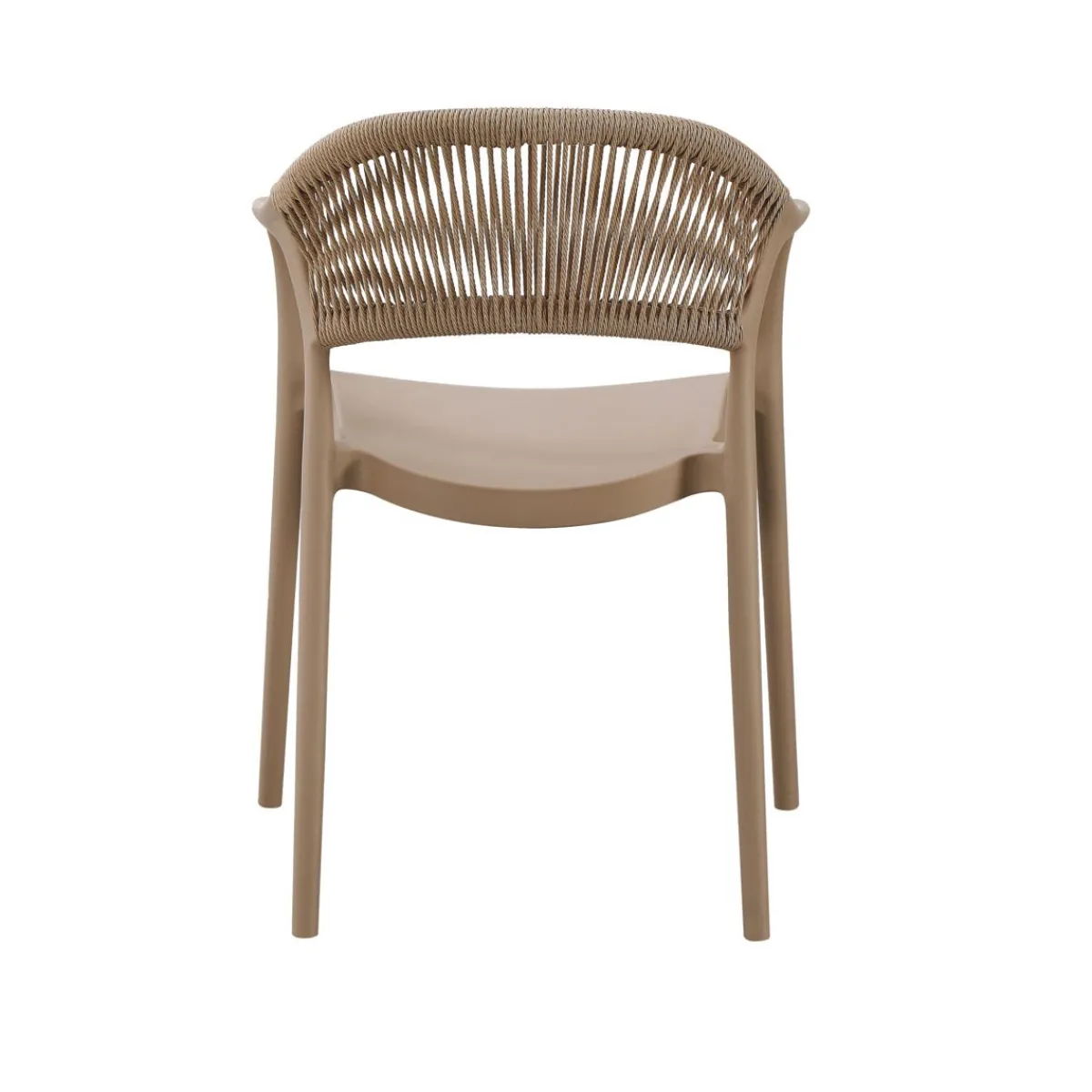 FLEXMOB Fauteuil d'extérieur taupe 79x56x54 cm Rotterdam