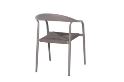 FLEXMOB Fauteuil d'extérieur taupe 76x55x64 cm Olbia
