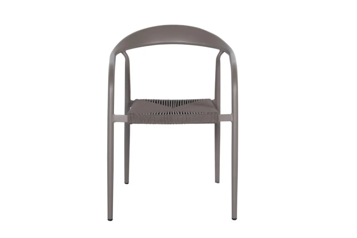 FLEXMOB Fauteuil d'extérieur taupe 76x55x64 cm Olbia