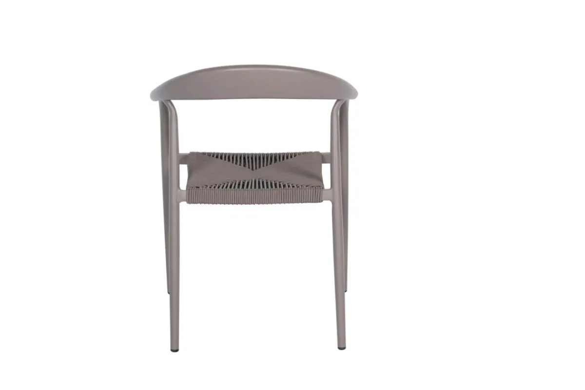 FLEXMOB Fauteuil d'extérieur taupe 76x55x64 cm Olbia