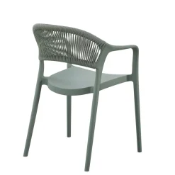 Fauteuil d'extérieur vert 79x56x54 cm Rotterdam - FLEXMOB Outlet