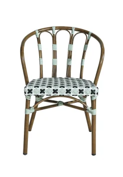 FLEXMOB Fauteuil d'extérieur vert 77,5x56x59,5 cm Clichy Discount
