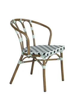 FLEXMOB Fauteuil d'extérieur vert 77,5x56x59,5 cm Clichy Discount