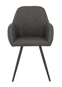 Fauteuil d'intérieur gris anthracite 87x57x59 cm Olaf - FLEXMOB Clearance