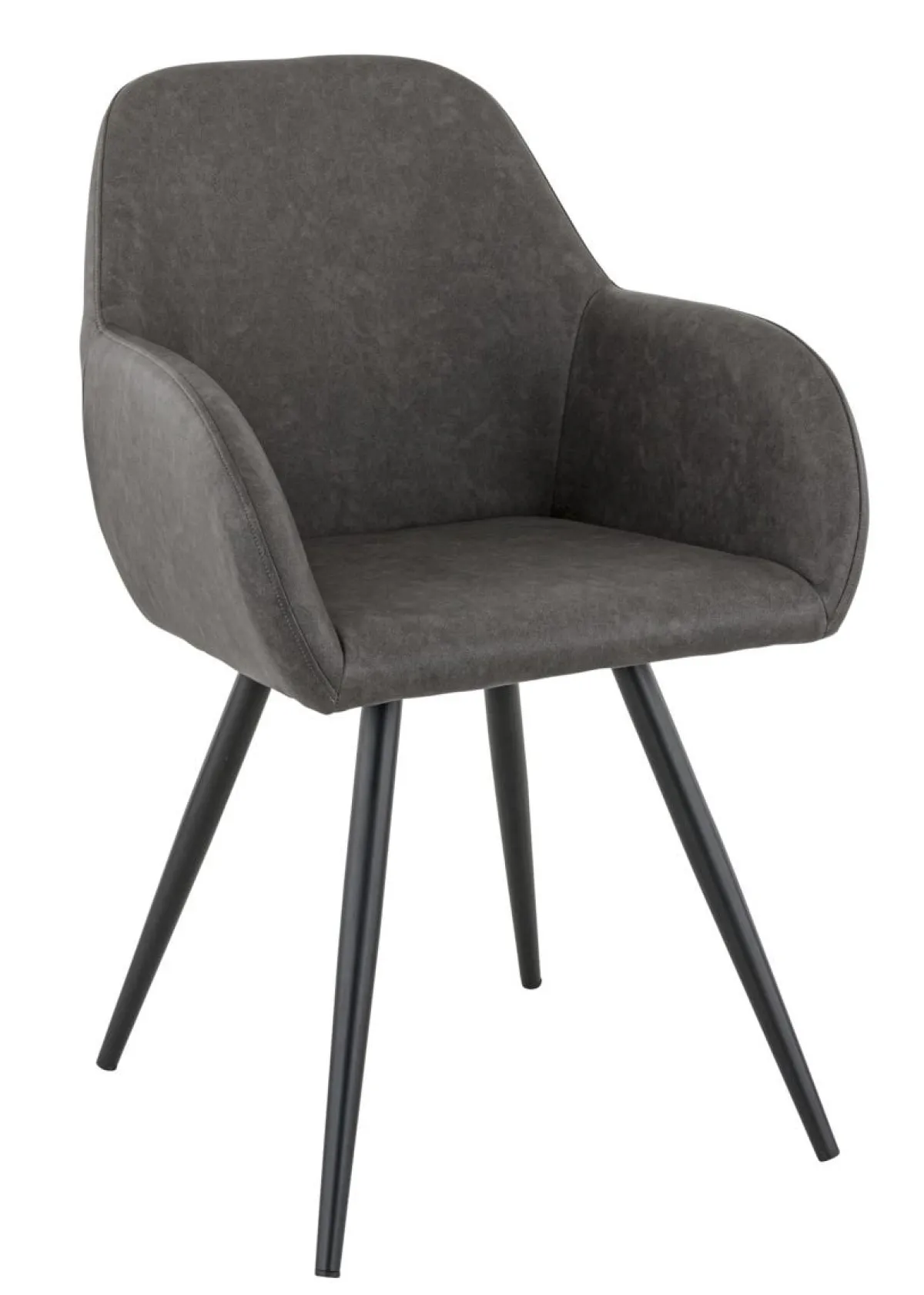 Fauteuil d'intérieur gris anthracite 87x57x59 cm Olaf - FLEXMOB Clearance