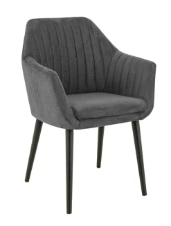 FLEXMOB Fauteuil d'intérieur gris anthracite 87x63x59 cm Alfonse