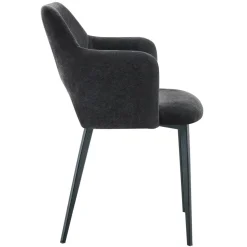 Fauteuil gris anthracite 80,2x55x57,2 cm Francis - FLEXMOB Online