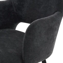 Fauteuil gris anthracite 80,2x55x57,2 cm Francis - FLEXMOB Online