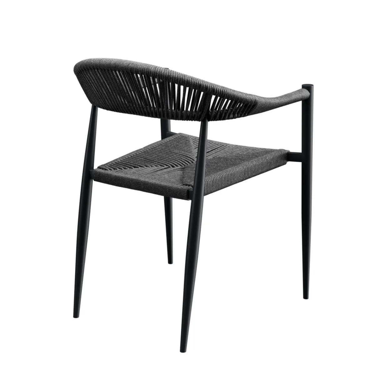 Fauteuil gris anthracite 77x57x58 cm Amsterdam - FLEXMOB Sale