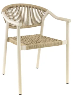 Fauteuil sable 76x57x61 cm Denia - FLEXMOB Best