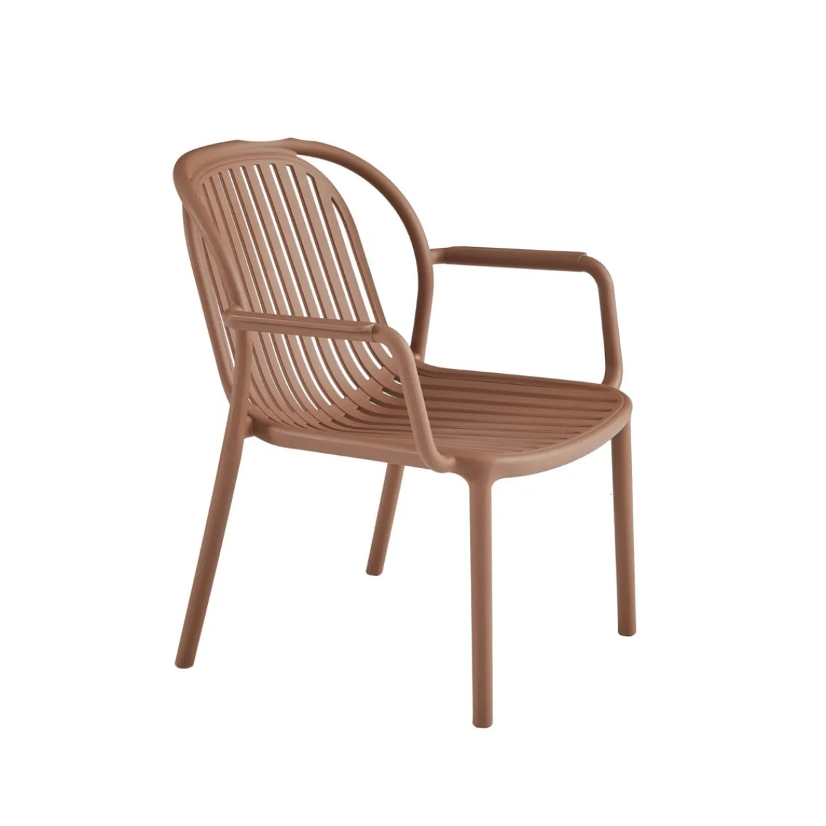 Fauteuil terracotta 76x65x66 cm Doha - FLEXMOB