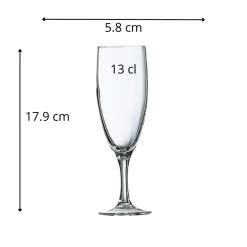 Flûte verre 13 cl Elegance - ARCOROC New