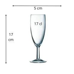 Flûte verre 17 cl Savoie - ARCOROC Online