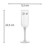 LUIGI BORMIOLI Flûte verre cristallin 21 cl Bach Best