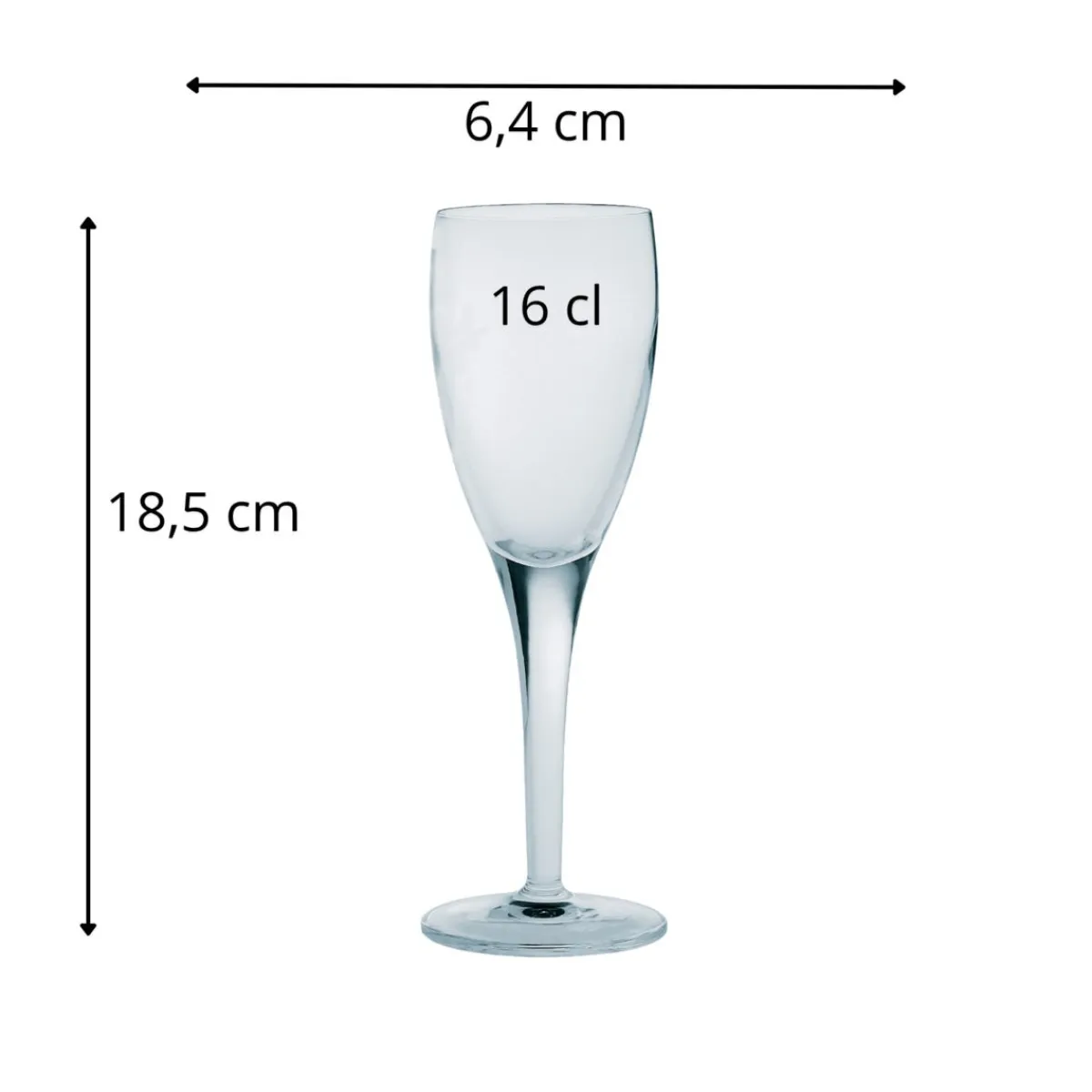 Flûte verre cristallin 16 cl Michelangelo - LUIGI BORMIOLI Discount