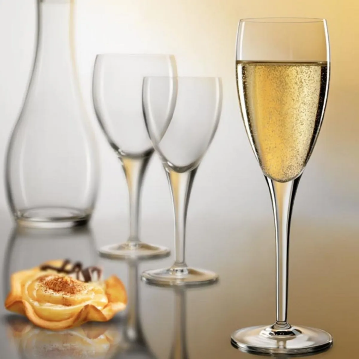 Flûte verre cristallin 16 cl Michelangelo - LUIGI BORMIOLI Discount