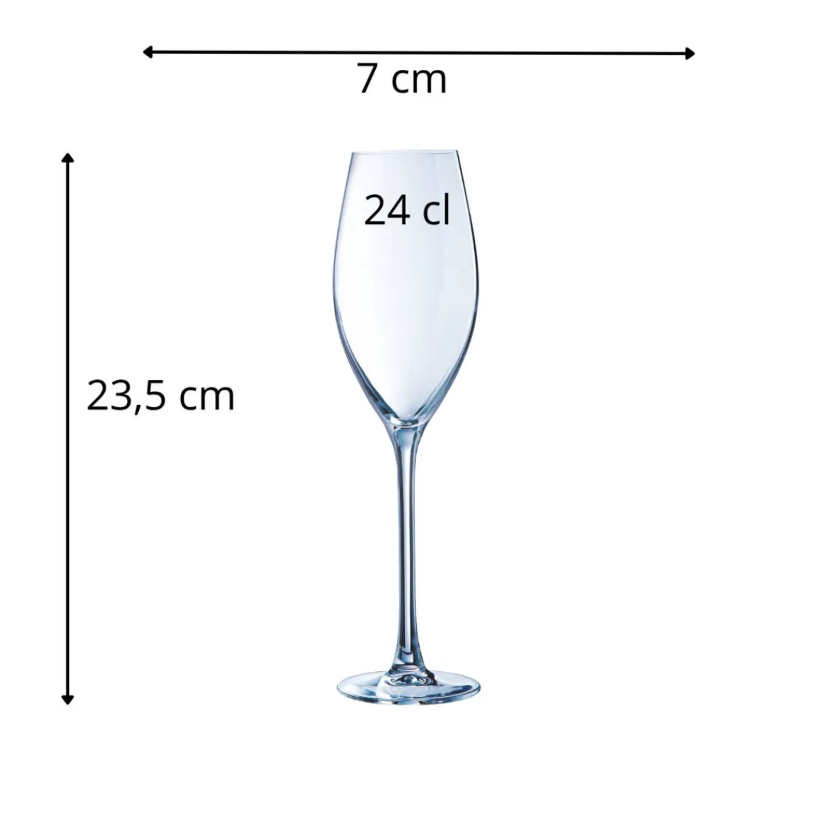 CHEF & SOMMELIER Flûte verre cristallin 24 cl Sequence Discount