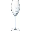 CRISTAL D'ARQUES Flûte verre cristallin 24 cl Swirly Clearance
