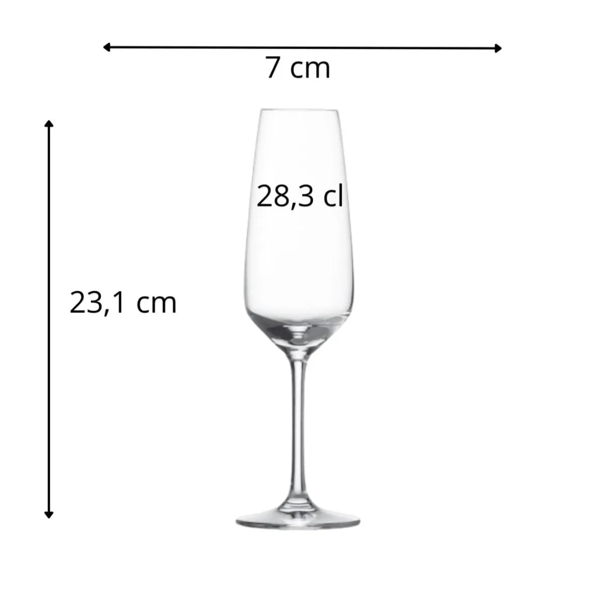 Flûte verre cristallin 28,3 cl Taste - SCHOTT ZWIESEL New