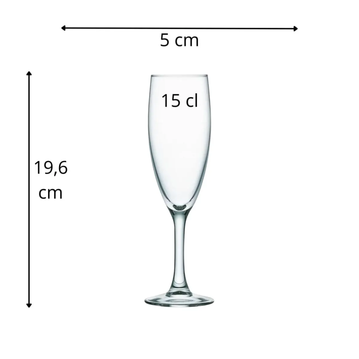 ARCOROC Flûte verre trempé 15 cl Princesa Clearance