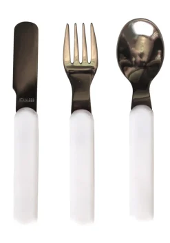 Fourchette blanc ABS 14,5 cm Vaisselle Enfance - PLASTOREX Hot