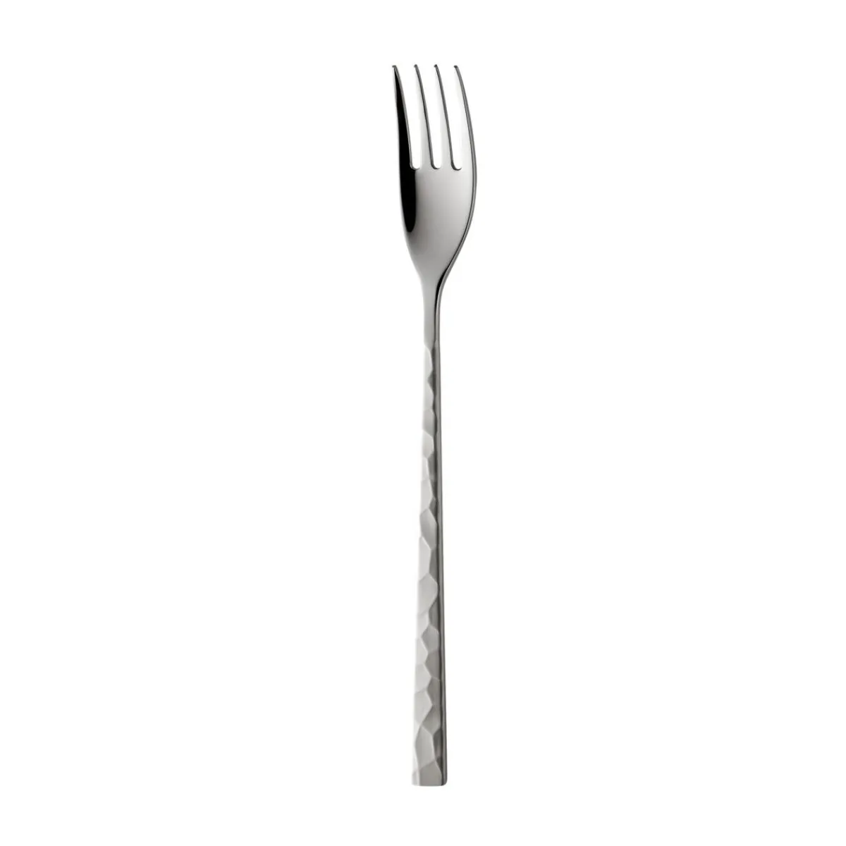 Fourchette à dessert inox 18/10 19 cm Fuse Martele - DEGRENNE Clearance