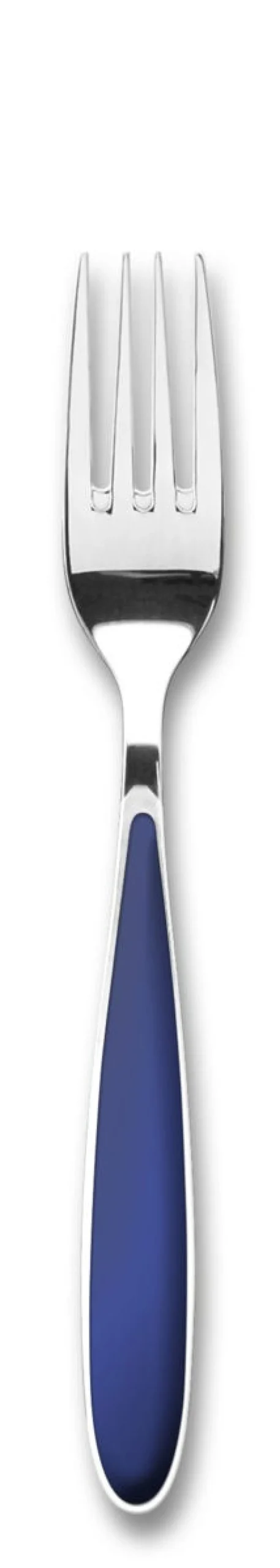 TARRERIAS BONJEAN Fourchette de table bleu inox 20 cm Amande