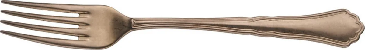 PINTINOX Fourchette de table bronze inox 18/10 20,1 cm Settecento