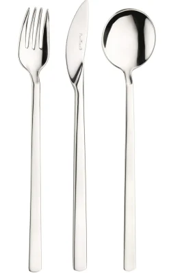 PINTINOX Fourchette de table inox 18/10 23 cm Tecna