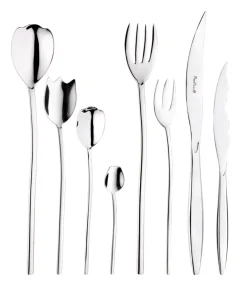PINTINOX Fourchette de table inox 18/0 23 cm Tulipani Hot
