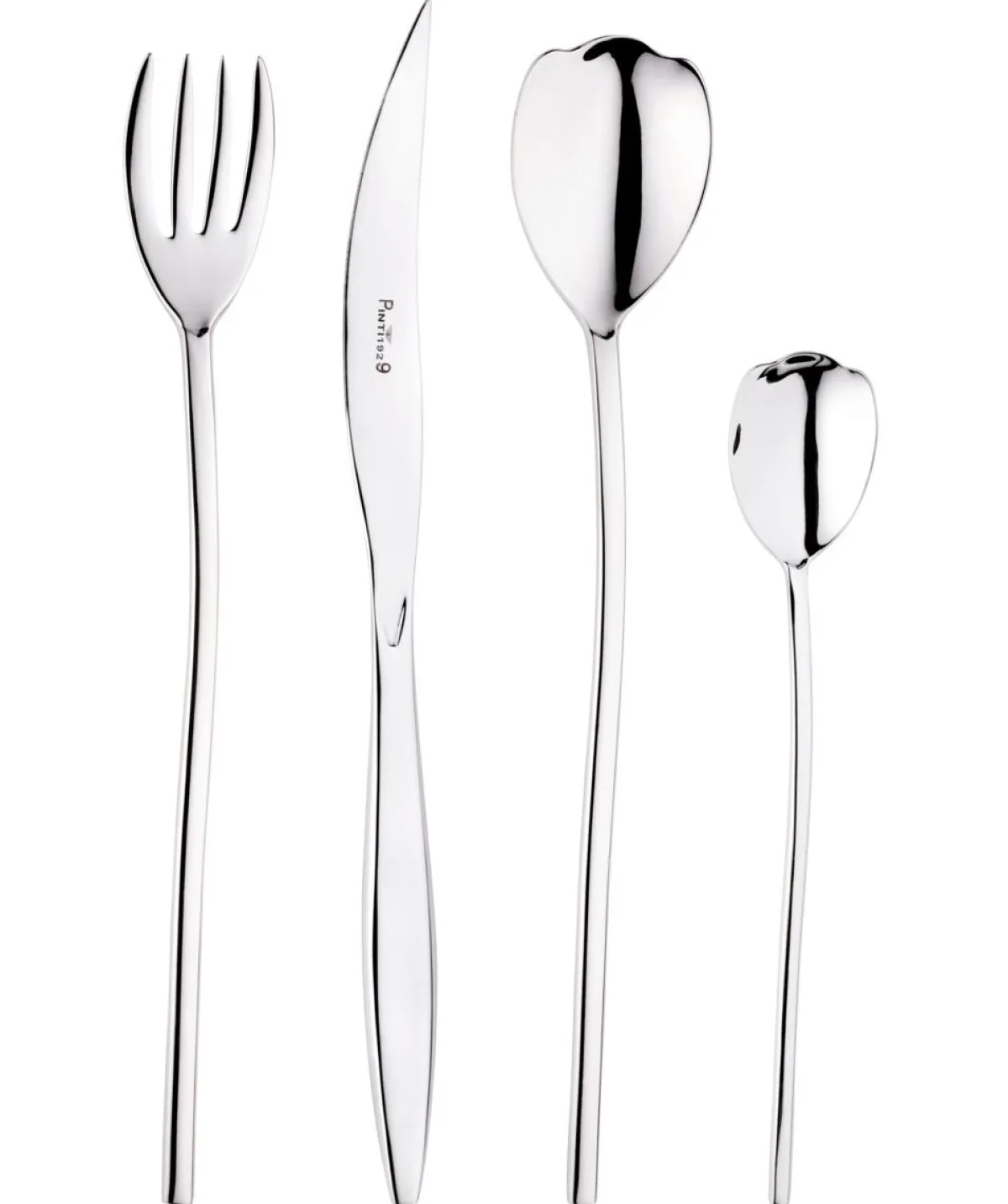 PINTINOX Fourchette de table inox 18/0 23 cm Tulipani Hot