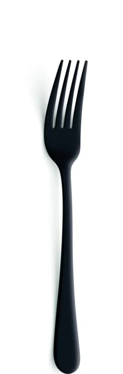 Fourchette de table noir inox 18/0 20,7x2,5 cm Austin Pvd Black - AMEFA Best